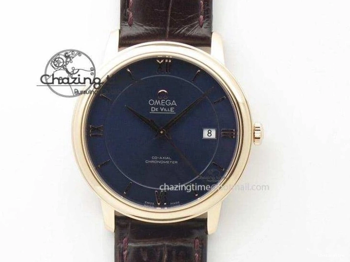 0418 Planet Ocean Professional Rose Gold Liquid Metal V6F 42mm On Black Rubber Strap A Vibrant 8266